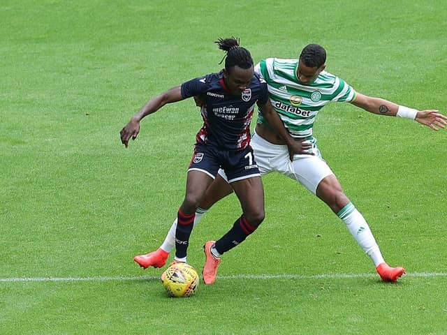 Regan Charles-Cook playing for Ross County. (Photo by Ian MacNicol/Getty Images)