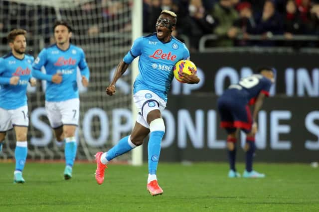 Victor Osimhen of Napoli (Photo by Enrico Locci/Getty Images)