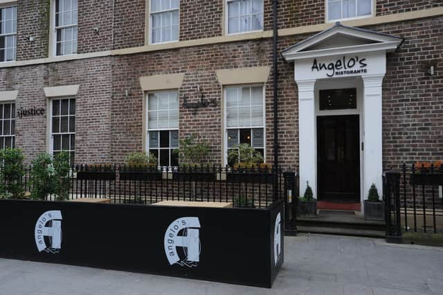 Angelo's Ristorante restaurant was praised for supporting key workers in Sunderland.
