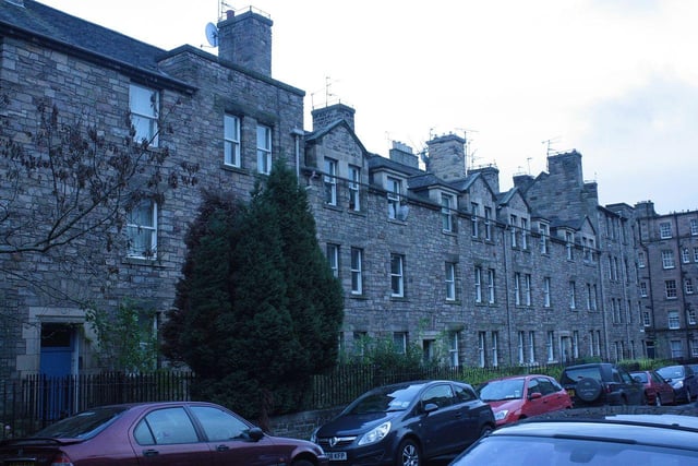 MacRae was responsible for a number of redevelopments in areas of the city where dwellings were of an unsatisfactory standard. Pictured are buildings at Gifford Park in Newington, which replaced dilapidated tenements in the 1930s.