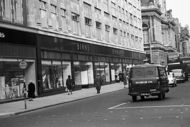 Binns in Fawcett Street, pictured in 1962. Hazel Luke and Lesley Maddison gave the Wallis concession in Binns a mention. Was it one of your favourites?