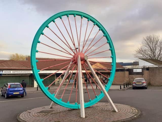The previous wheel has now been returned to Silksworth.