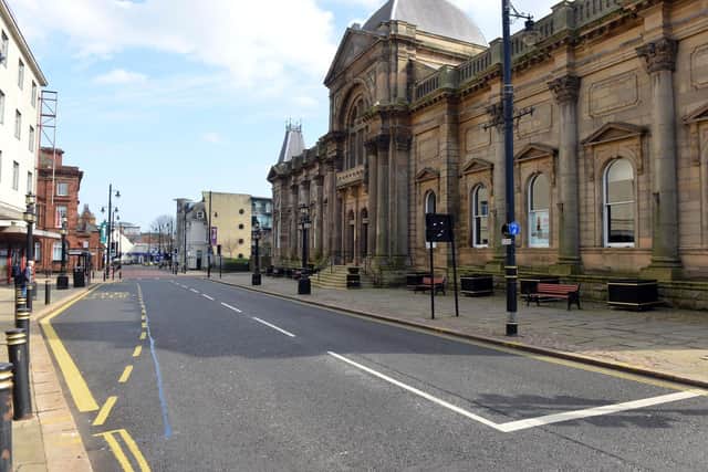 Borough Road, in Sunderland, where police were called to a disturbance.