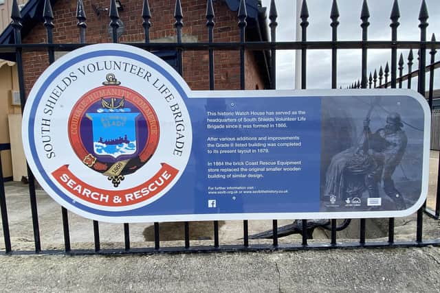 The South Shields Volunteer Life Brigade were called to the incident near Souter Lighthouse.