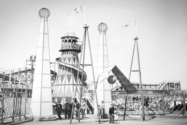 The fairground at Seaburn was once a huge attraction with plenty of rides for kids, and big kids at heart. And its iconic rainbow-coloured sign was only recently pulled down as part of the ongoing regeneration of the seafront. On May 30 1955, the £75,000 big dipper, pictured here, was opened in time for the beginning of the holiday season. One and a quarter miles long and 100 feet high, it was the only one of its kind along the East Coast as far as Yarmouth.
