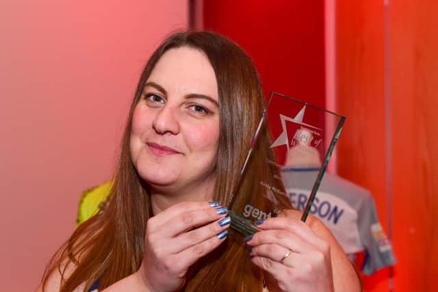 The winner of the 2019 Best of Wearside Community Champion Award, Kirsty McGurrell.