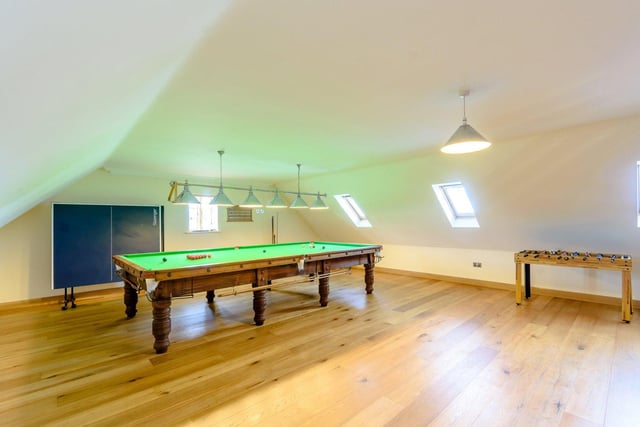 Have some competitive fun in this games room