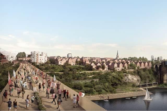 The city's new £31m pedestrian and cyclist bridge had previously been listed as opening in summer 2024. There appears to be delays but preparatory works are taking place and we should certainly be able to see it take shape soon. A key part of the Riverside development, it will link new homes being built on either side of the Wear.