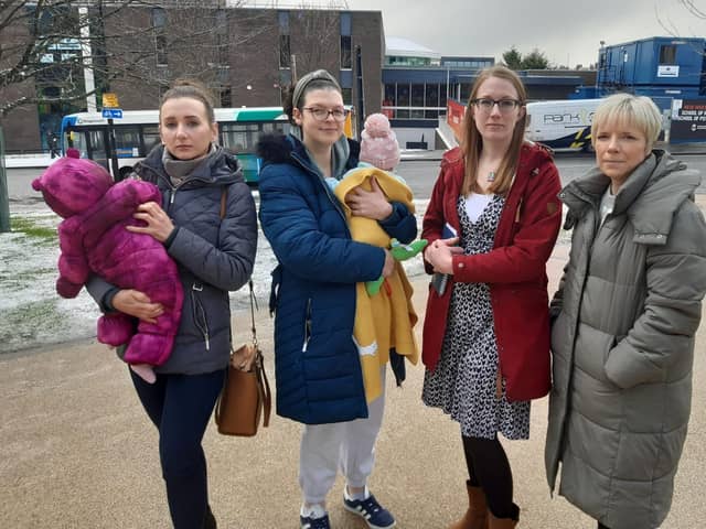 (left to right) Mums Monika Kwapimska, Katherine Streets, Heather Yemm and Clare Craig have been left "heart broken" by the decision to close the nursery.