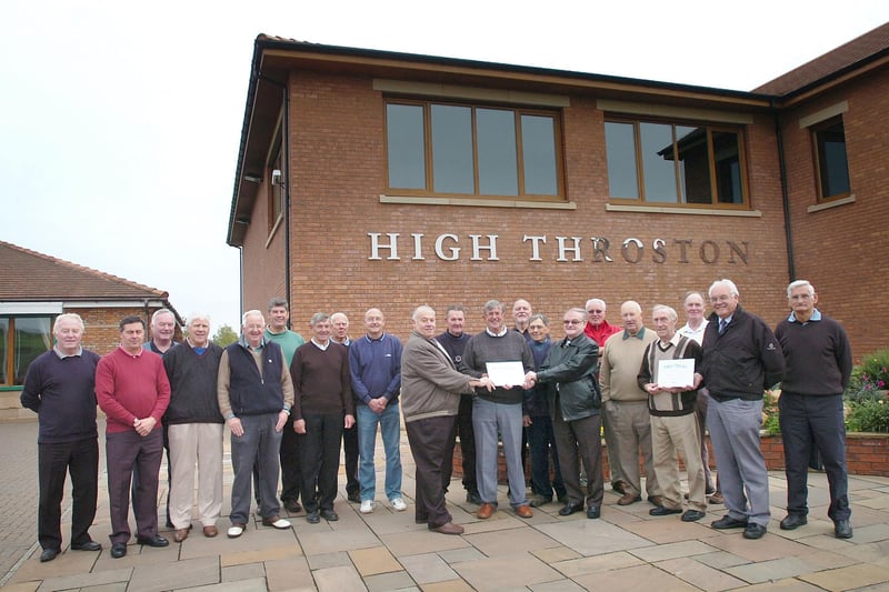 Golfers at High Throston Golf Course were helping the British Heart Foundation in 2008 but who can tell us more?