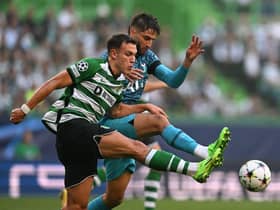 Sporting Lisbon's Uruguayan midfielder Manuel Ugarte  (Photo by PATRICIA DE MELO MOREIRA/AFP via Getty Images)
