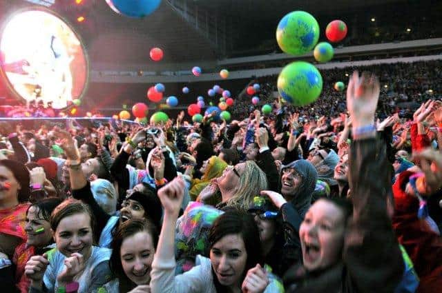 Coldplay wowed in 2012