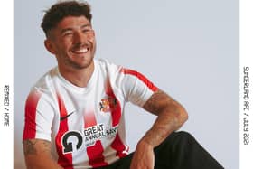 Sunderland have launched their new home strip. Picture via SAFC.