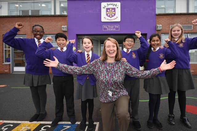 St Josephs RC Primary School was ranked as the North East's top performing primary school.