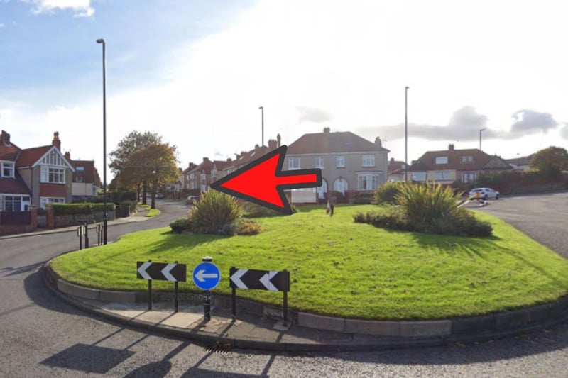 Once you reach the top of the recreation ground, take the second exit of the roundabout onto Park Avenue and continue straight ahead, passing St Andrew's Church on the right-hand side until you reach Side Cliff Road.