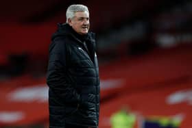 Steve Bruce takes his Newcastle side to Old Trafford to face Manchester United tomorrow. (Photo by Phil Noble - Pool/Getty Images)