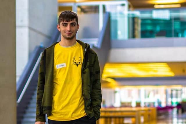 Georgios Vasilakis, 19, originally from Greece, is full of praise for the university and the city of Sunderland.