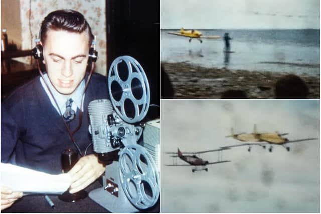 Bob Wingate and stills from the film footage he took in 1973.