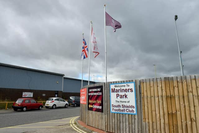 Mariners Park the home of South Shields FC.