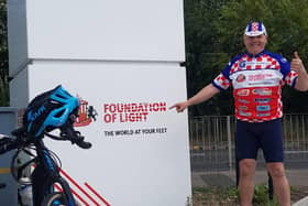 Alan Cook taking on the Foundation of Light cycle challenge