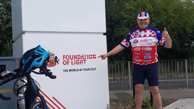 Alan Cook taking on the Foundation of Light cycle challenge