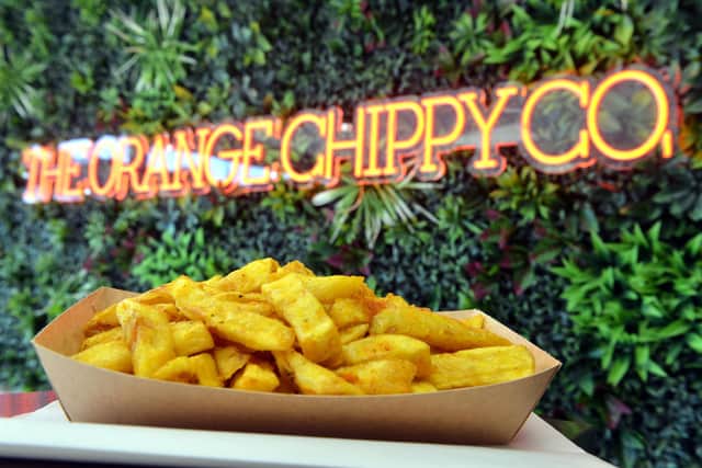 The Orange Chippy Co. opens up at Grangetown.