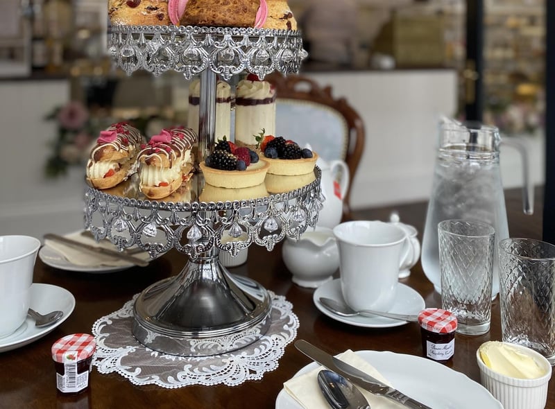 For one of the prettiest afternoon teas around in charming surroundings, head to The Sweet Petite at Mackie's Corner. It's incredibly popular so you'll need to book ahead on their website. It's priced £22.50 per person.