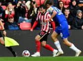 Patrick Roberts in action for Sunderland against Wigan Athletic.