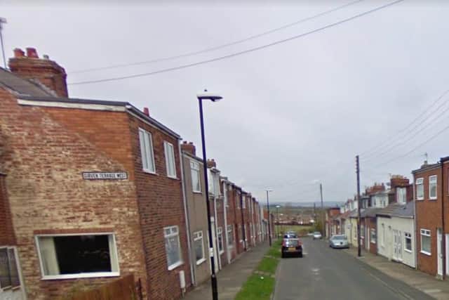 Police were called to a house in Girven Terrace, in Easington Lane, yesterday, following reports of an assault. Image copyright Google Maps.
