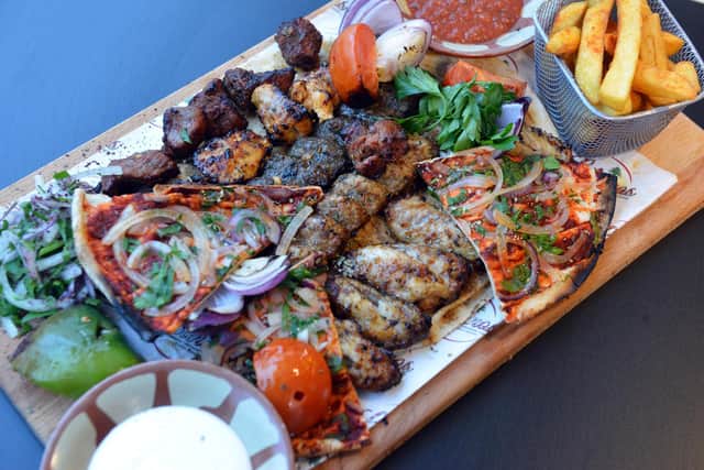 A Lebanos mixed grill is one of their most popular dishes