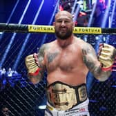 Phil De Fries has successfully defended his KSW World Heavyweight title once again. Photo by Sebastian Rudnicki