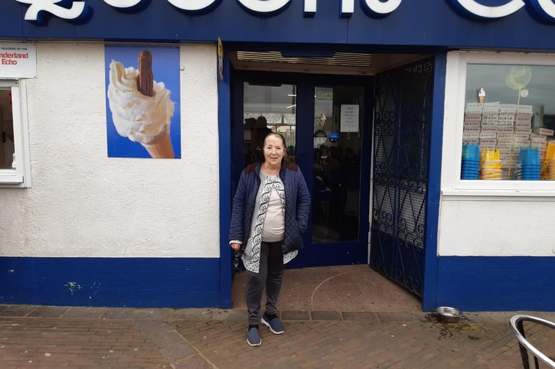 Sheila French, owner of the Queens Cafe, has been serving Good Friday fish and chips for 53 years.