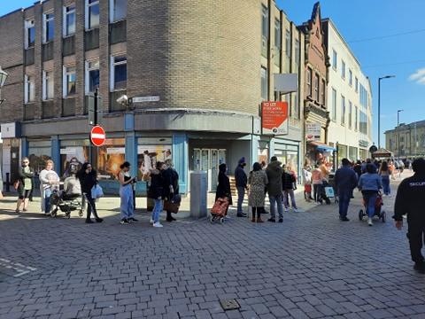 Primark proved to be extremely popular with shoppers.