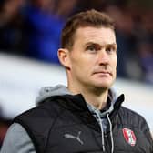 IPSWICH, ENGLAND - JANUARY 07: Rotherham United Manager Matt Taylor during the Emirates FA Cup Third Round match between Ipswich Town and Rotherham United at Portman Road on January 07, 2023 in Ipswich, England. (Photo by Stephen Pond/Getty Images)