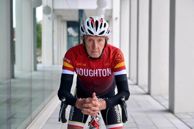 Eddie McGourley, 80, still cycles up to 70 miles in one ride.