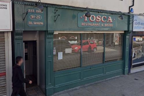 Tosca Italian on Derwent Street has a 4.5 rating from 198 Google reviews.