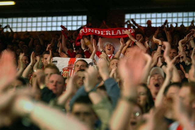 More of Sunderland's loyal fans at Selhurst Park in 2004.