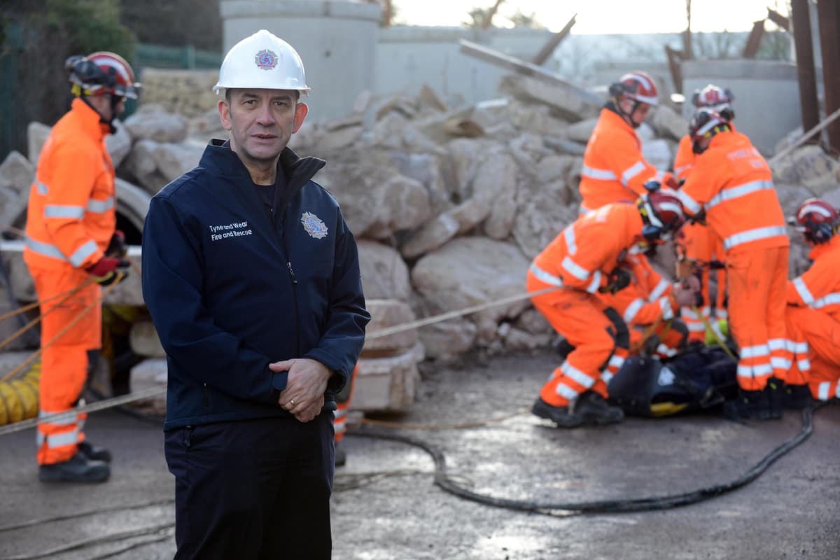 Construction Fire Rescue Watch firefighters battle through rubble as new training facility helps ...