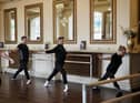 Newcastle Falcons enjoy a ballet lesson