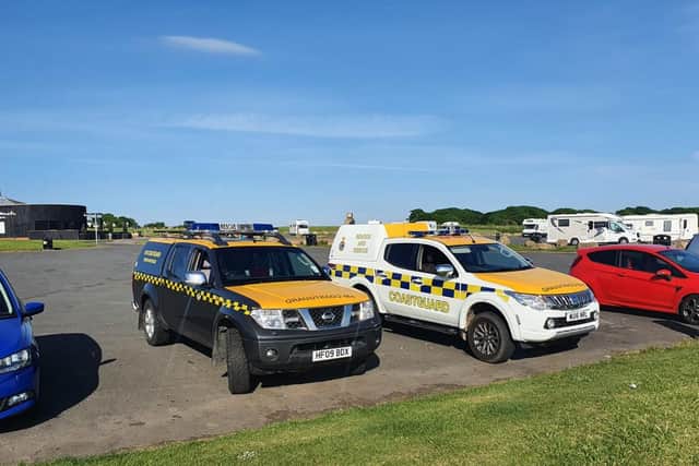 Sunderland Coastguard Rescue Team was called to the shoreline of Seaham following concerns someone was in the sea.