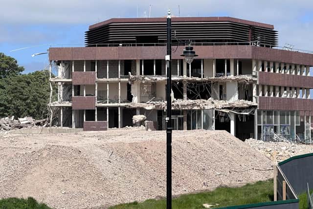 See ongoing site clearance works at former Sunderland Civic Centre