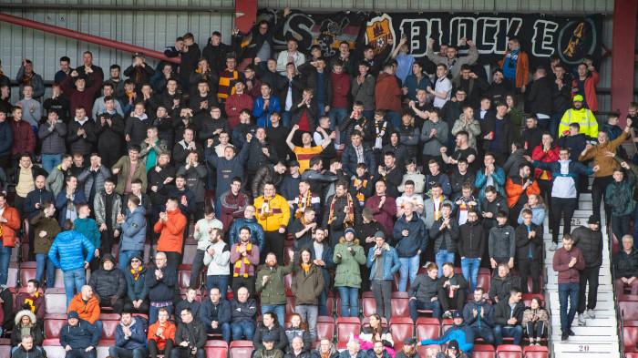 Motherwell fans last saw the Steelmen in a Ladbrokes Premiership match against Heart of Midlothian at Tynecastle on March 7, 2020. (Photo by Euan Cherry / SNS Group)