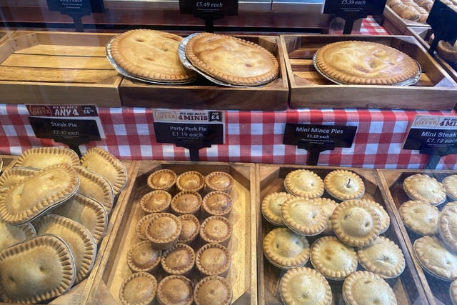 Serving pies for more than six decades, North East bakers Dicksons are a great spot for small pork pies and mince pies to family-size plate pies. They also do one of the best pease puddings around.