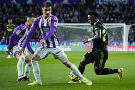 Real Valladolid's Spanish defender Ivan Fresneda  (Photo by CESAR MANSO/AFP via Getty Images)