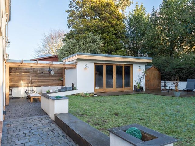 The back garden