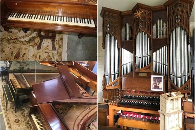 Pianos and a this huge church organ went under the hammer in Boldon. Pictures courtesy of Boldon Auction Galleries.