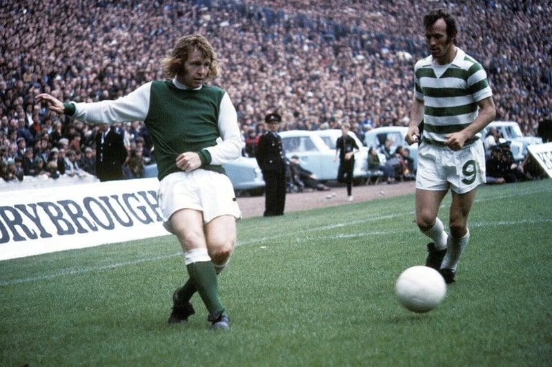 Your first pick for centre back was a man who made no less than 279 Hibs appearances between 1967-1977. He also had a spell as manager at Hibs and, from the amount of mentions he received, you can see how highly hs is regarded at Easter Road.
