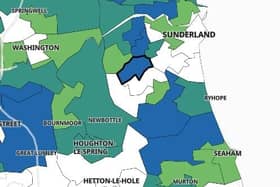 The eight areas in Sunderland with the highest rise in Covid cases