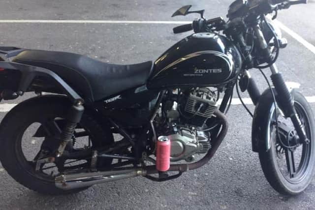 The motorbike was stolen on Monday, July 6 from Orr Avenue in Silksworth, Sunderland.