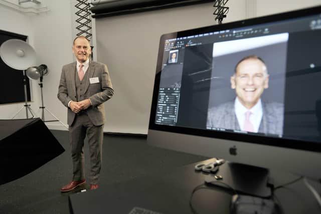 Jeff Brown in one of the studios in the new £1.1m Northern Centre of Photography. 

Picture by FRANK REID